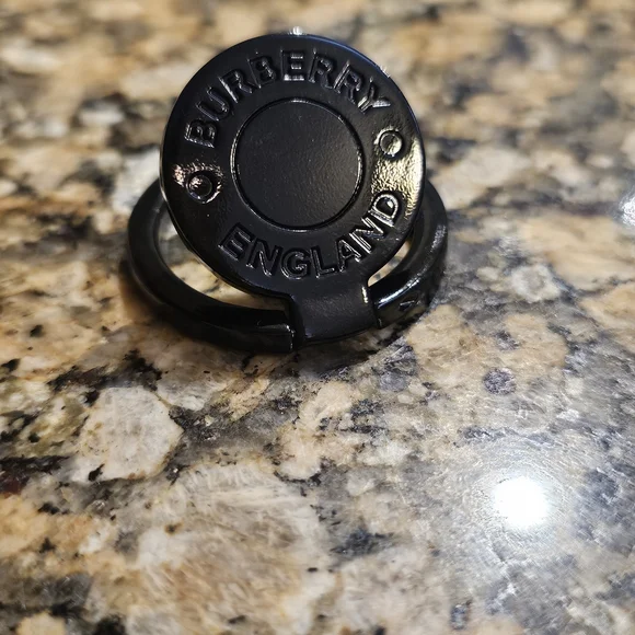 Burberry Pink Embroidered Canvas Cosmetic Pouch - Picture 7 of 9